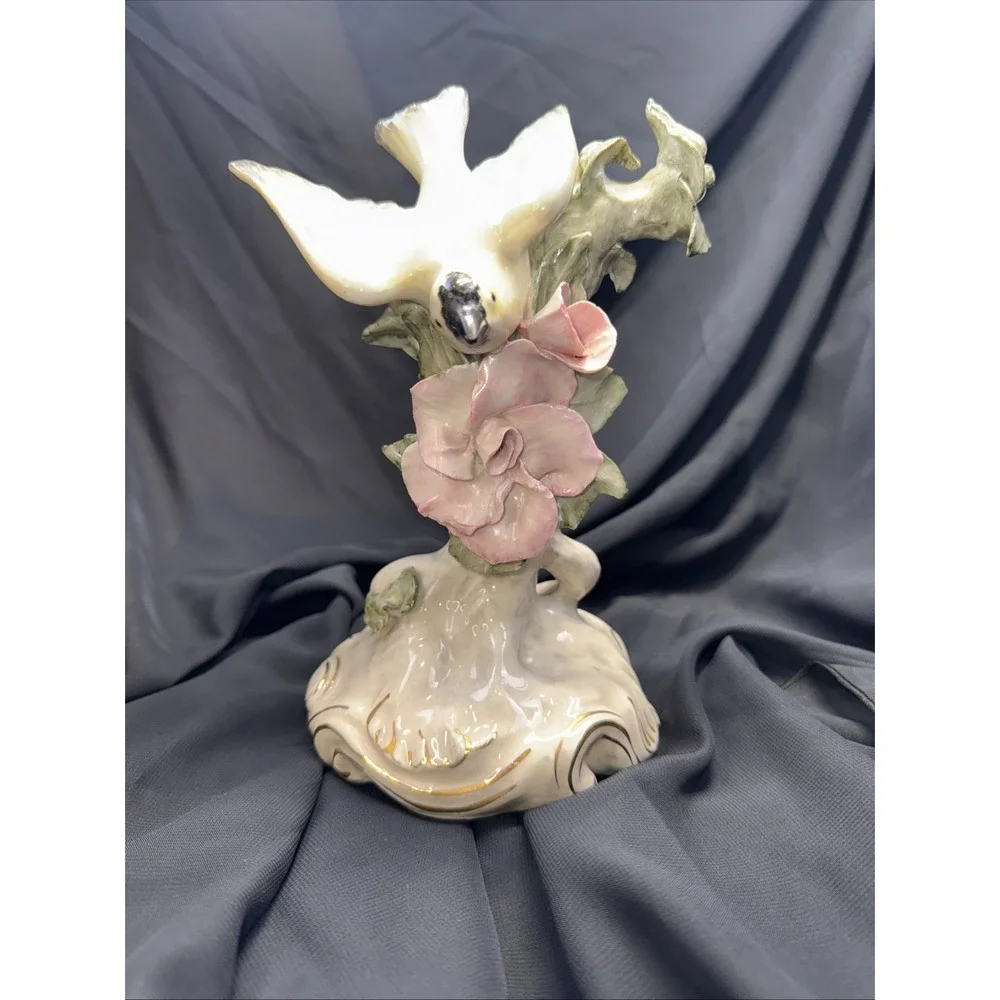 Vintage 1940s Signed Cordey 6023 Porcelain Bird Figurine‎ 9